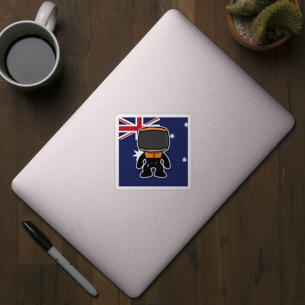 Daniel Ricciardo Custom Bobblehead - 2022 Season Flag Edition by GreazyL